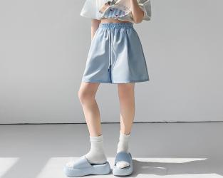 レディース ハーフパンツ 5分丈 カジュアルウエア ポケット付き 無地 スポーツ ショートパンツ 短パン