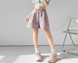 レディース ハーフパンツ 5分丈 カジュアルウエア ポケット付き 無地 スポーツ ショートパンツ 短パン